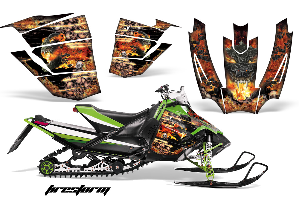 Arctic Cat Sno Pro Graphics Kit Firestorm B